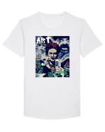 Art Is Life Tricou mânecă scurtă guler larg Bărbat Skater