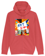 Art Is Life Hanorac cu fermoar Unisex Connector