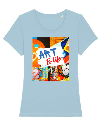 Art Is Life Sky Blue