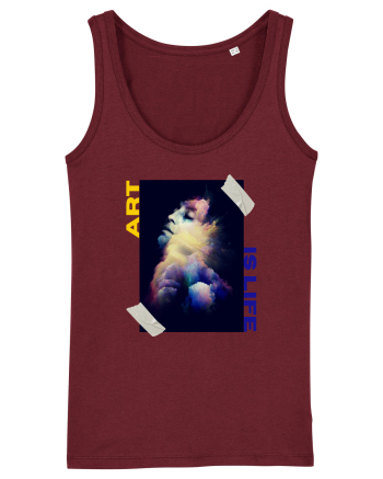 Art Is Life Burgundy