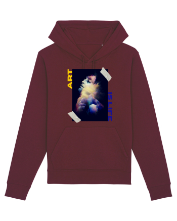 Art Is Life Burgundy