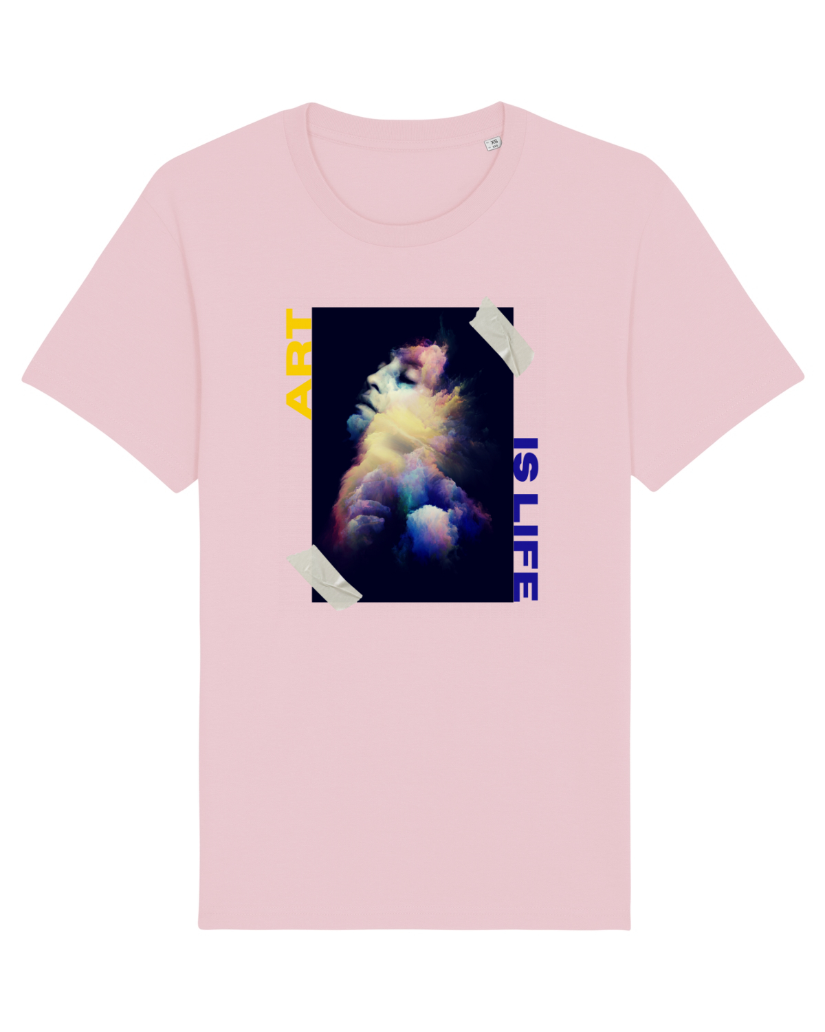 Tricou mânecă scurtă Unisex Rocker Cotton Pink