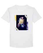 Art Is Life Tricou mânecă scurtă guler larg Bărbat Skater
