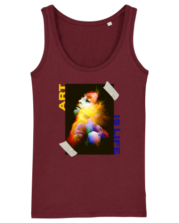 Art Is Life Burgundy