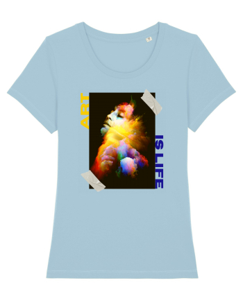 Art Is Life Sky Blue