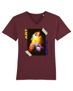 Art Is Life Tricou mânecă scurtă guler V Bărbat Presenter