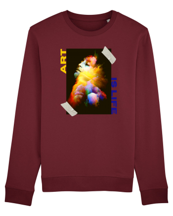 Art Is Life Burgundy