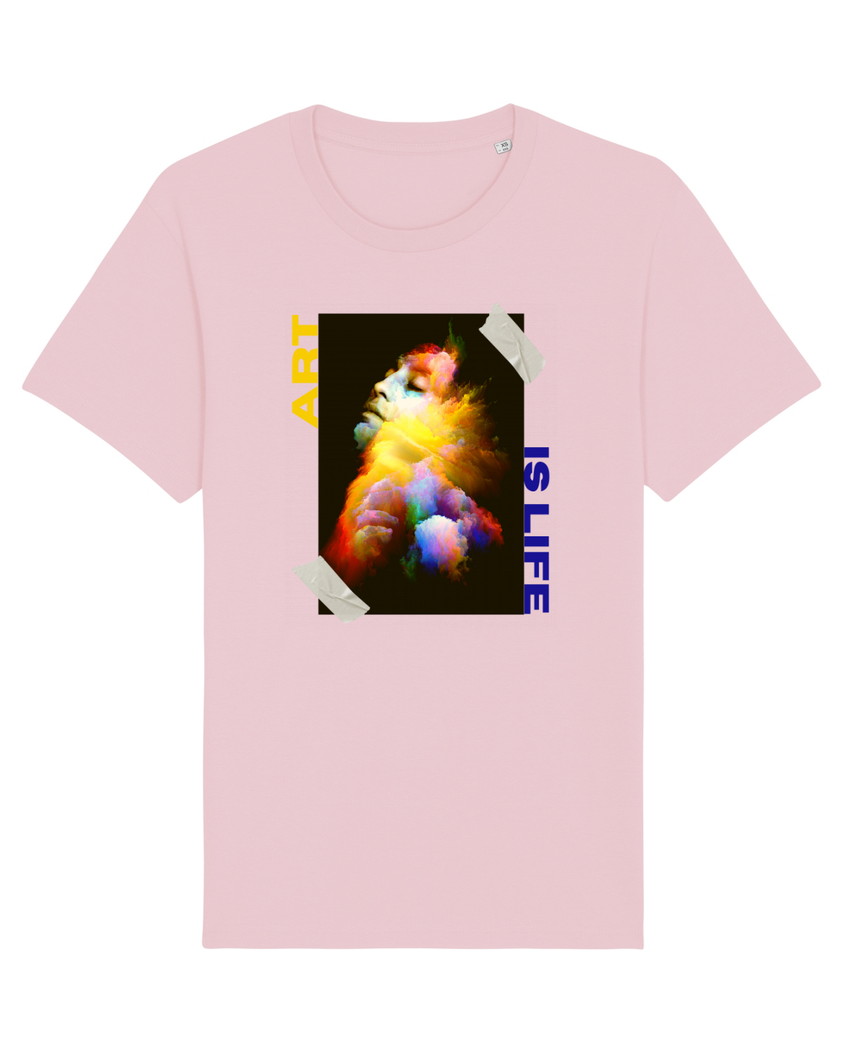 Tricou mânecă scurtă Unisex Rocker Cotton Pink