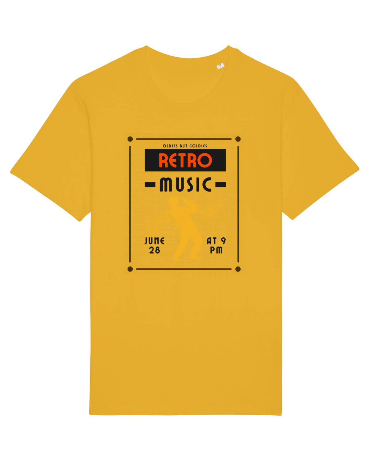 Tricou mânecă scurtă Unisex Rocker Spectra Yellow