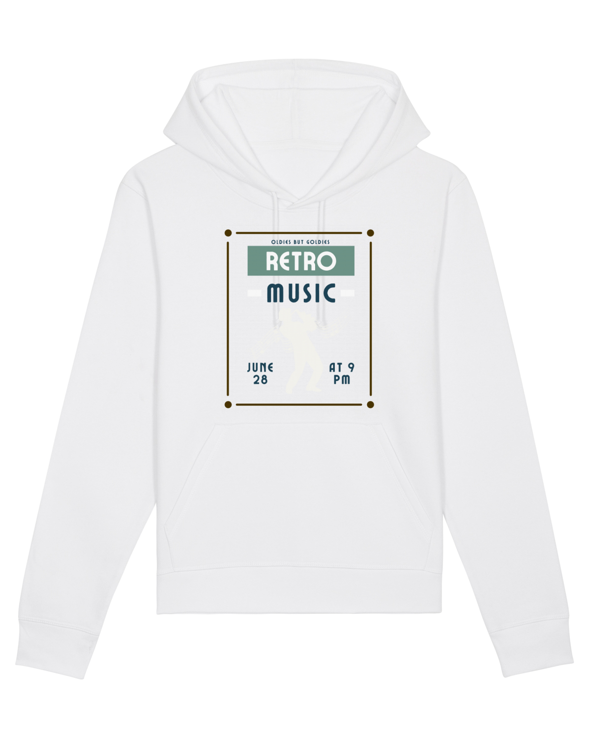 Hanorac Unisex Drummer White