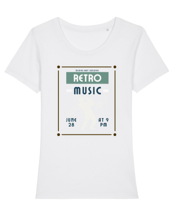 Retro Music White