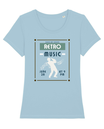 Retro Music Sky Blue