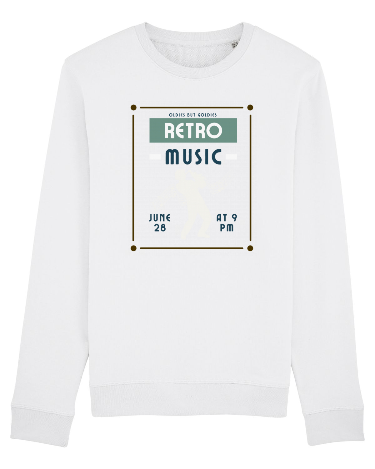 Bluză mânecă lungă Unisex Rise White