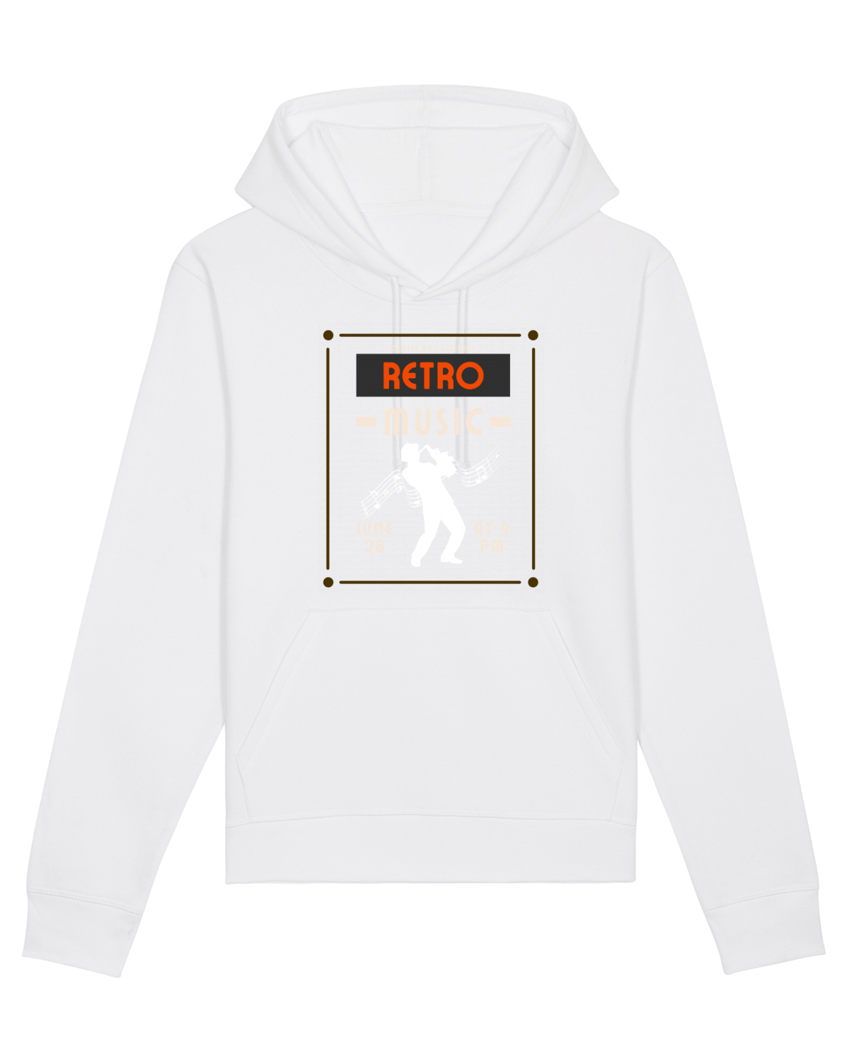 Hanorac Unisex Drummer White