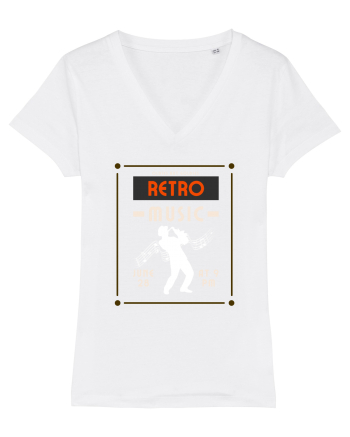 Retro Music White