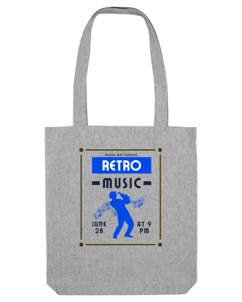 Retro Music Heather Grey