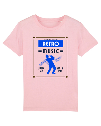 Retro Music Cotton Pink