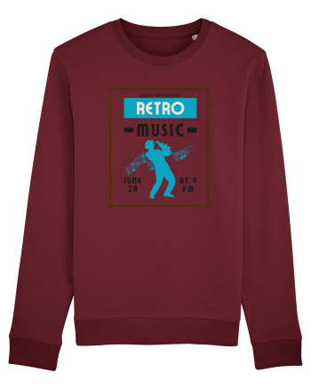 Retro Music Burgundy