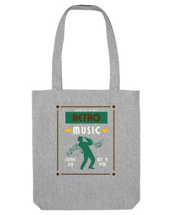 Retro Music Heather Grey
