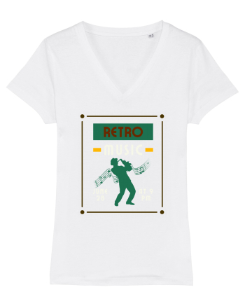 Retro Music White