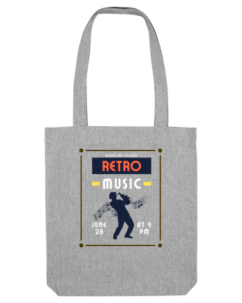 Retro Music Heather Grey
