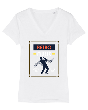 Retro Music White