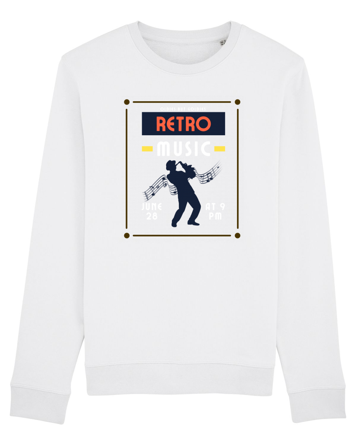 Bluză mânecă lungă Unisex Rise White