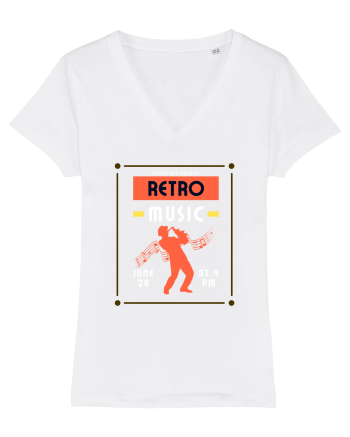Retro Music White