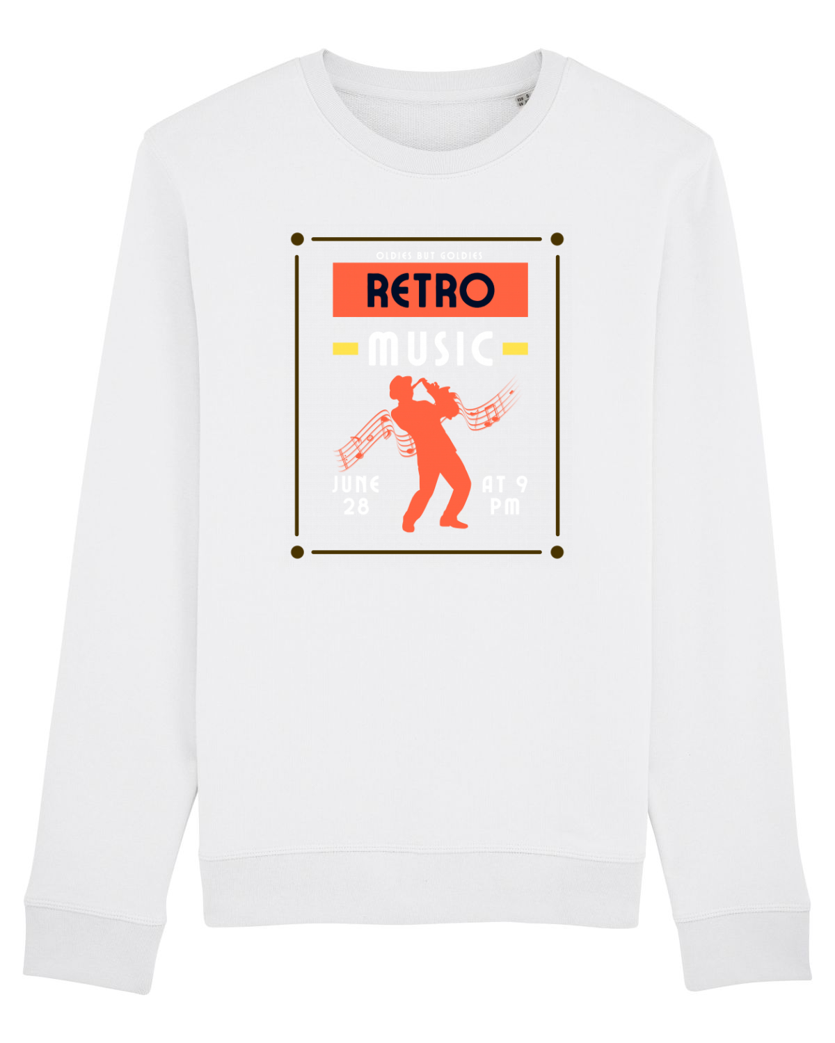 Bluză mânecă lungă Unisex Rise White