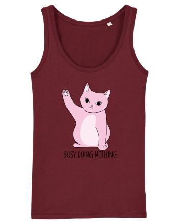 Busy Doing Nothing Burgundy