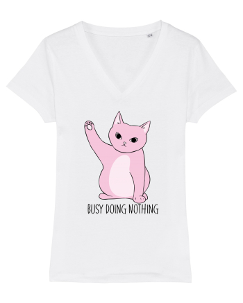 Busy Doing Nothing White