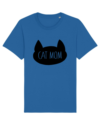 Cat Mom Royal Blue