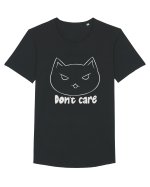 Don't Care Tricou mânecă scurtă guler larg Bărbat Skater