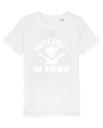 Best Chef In Town  Tricou mânecă scurtă  Copii Mini Creator
