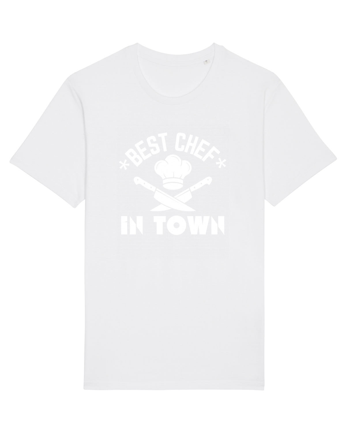 Tricou mânecă scurtă Unisex Rocker White