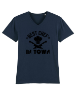 Best Chef In Town  Tricou mânecă scurtă guler V Bărbat Presenter