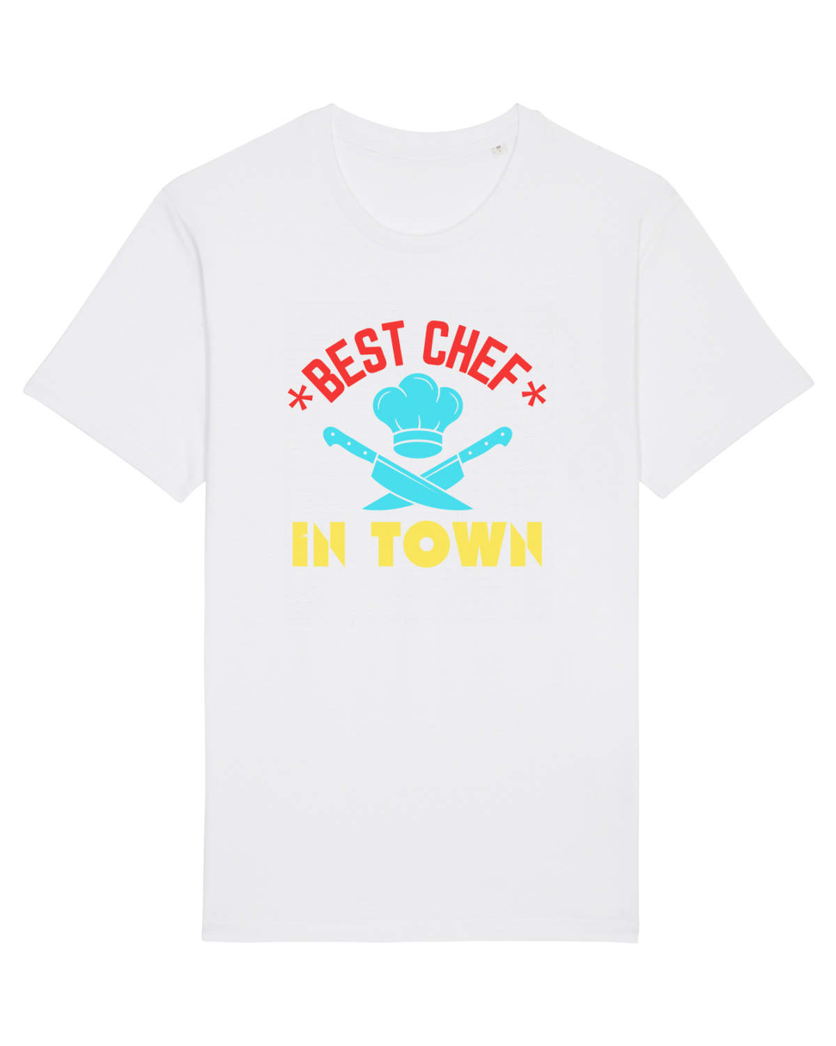 Tricou mânecă scurtă Unisex Rocker White