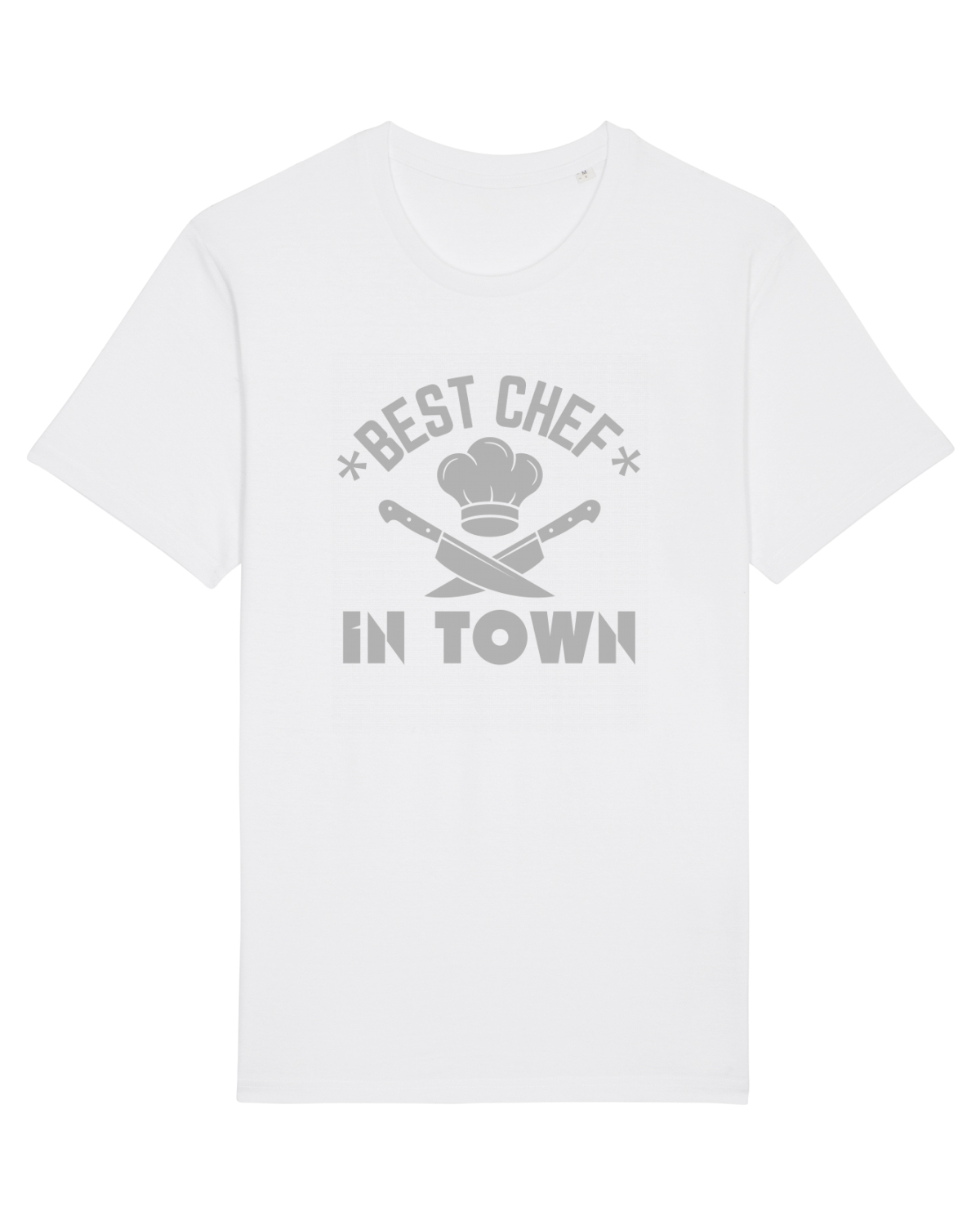 Tricou mânecă scurtă Unisex Rocker White