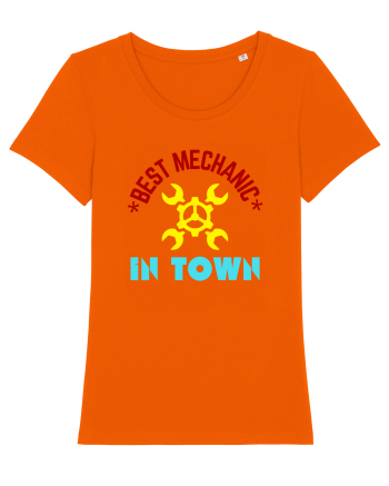 Best Mechanic In Town Bright Orange