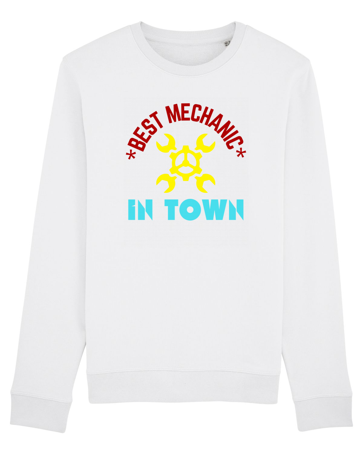 Bluză mânecă lungă Unisex Rise White
