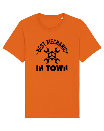 Best Mechanic In Town Bright Orange
