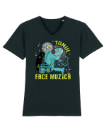 Tonul face muzica v2 Tricou mânecă scurtă guler V Bărbat Presenter