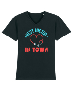 Best Doctor In Town Tricou mânecă scurtă guler V Bărbat Presenter