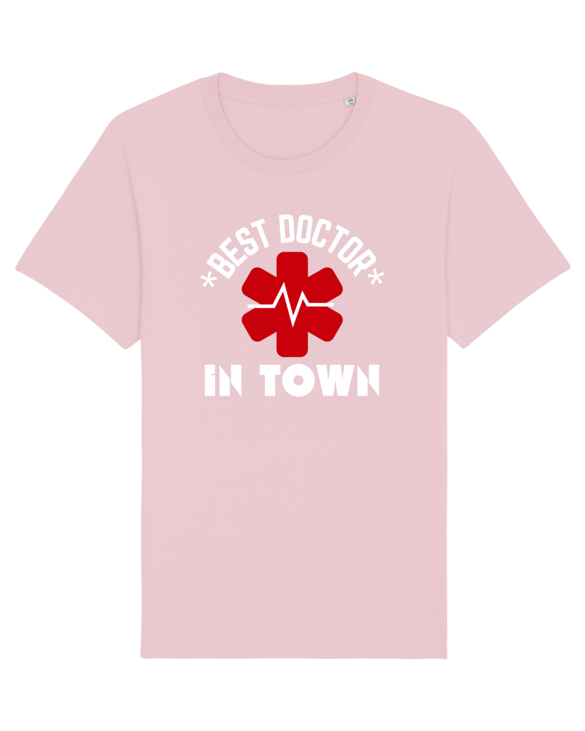 Tricou mânecă scurtă Unisex Rocker Cotton Pink