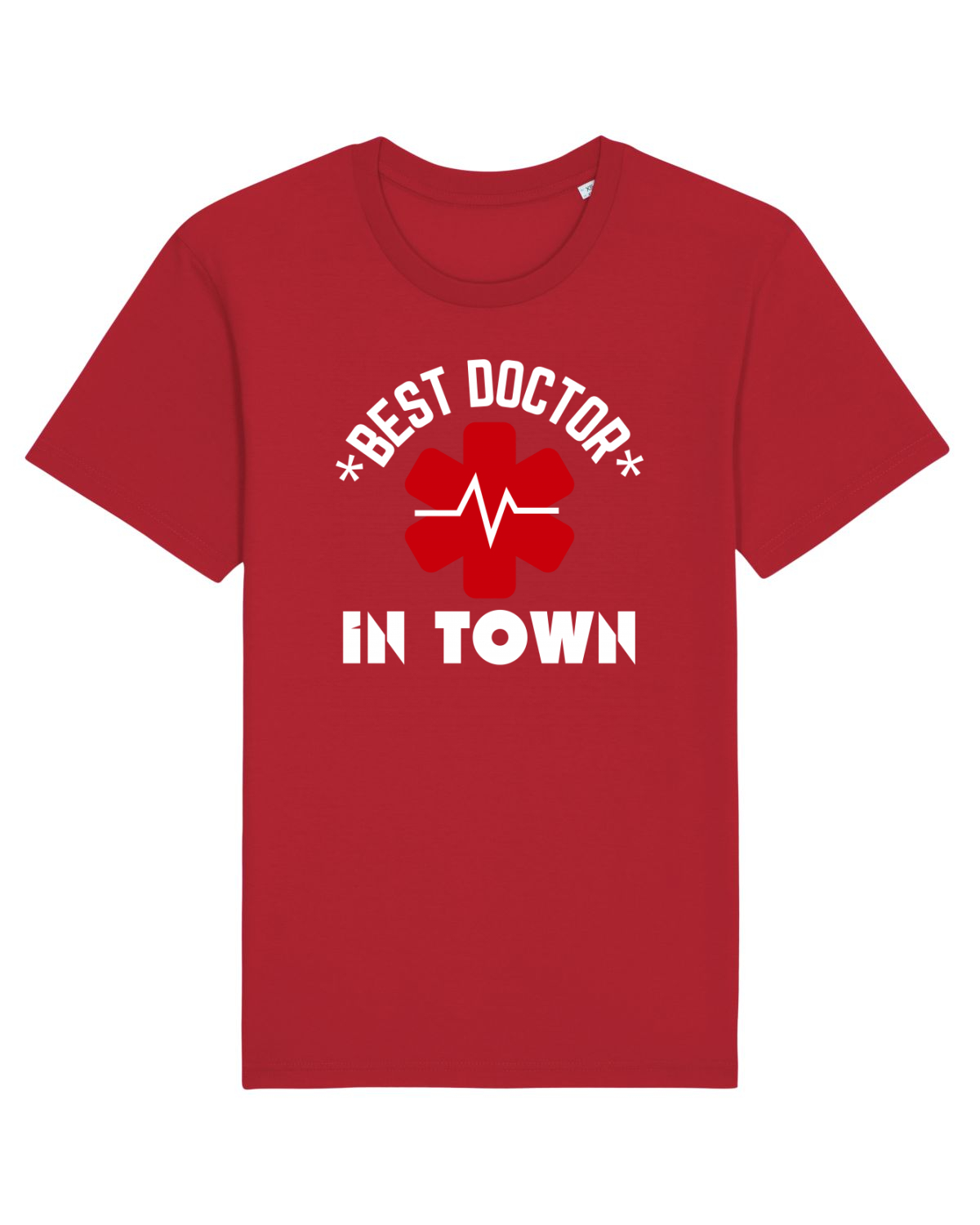 Tricou mânecă scurtă Unisex Rocker Red