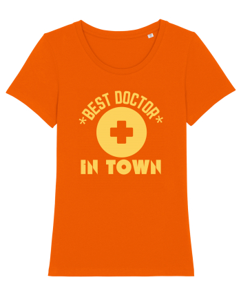 Best Doctor In Town Bright Orange