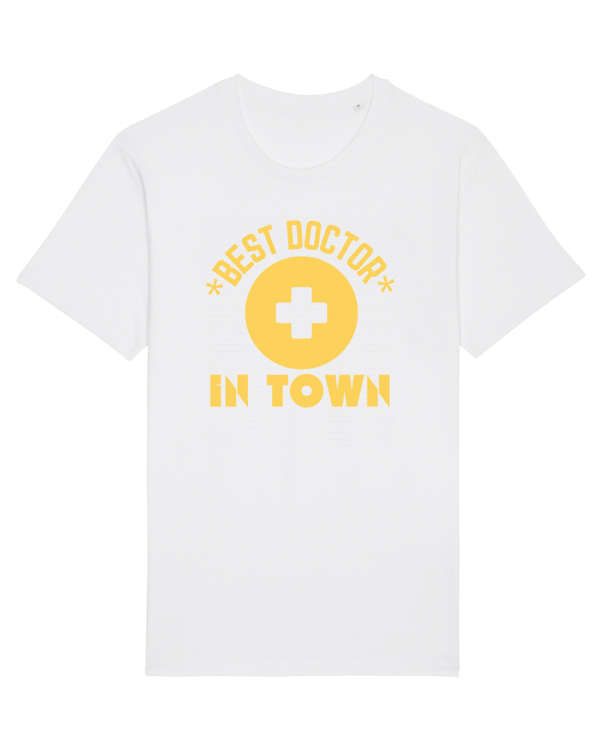 Tricou mânecă scurtă Unisex Rocker White
