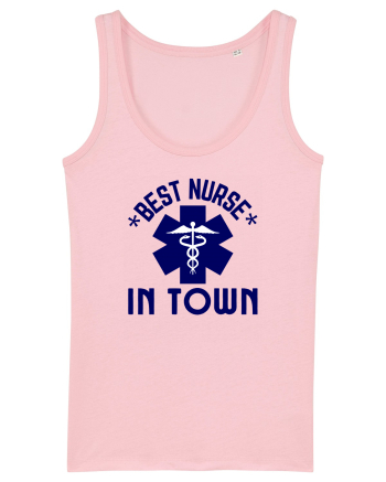 Best Nurse In Town Cotton Pink