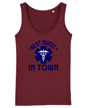 Best Nurse In Town Burgundy