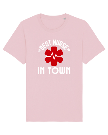 Best Nurse In Town Cotton Pink